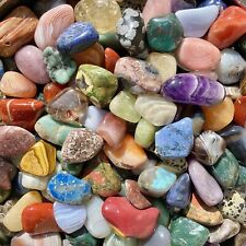 25lb JUMBO Lot Polished Rocks - Tumbled Stones Gemstone Mix - BULK WHOLESALE picture