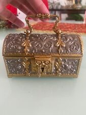 Metal Jewel Casket Box With Flowers & Foliate Design By Erhard & Söhne’s picture