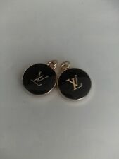 22mm BIG CHARM Lot of2  LV  22mm  Zipper Pull Replacement Button Big Charm  picture