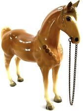 Vintage Breyer Palomino Western Horse Stallion Toy # 57 Gold USA picture