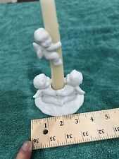 Ceramic Angel Taper Candle Holder Choir Angels picture
