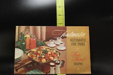 Toastmaster Automatic Fry Pan Vintage 1959 Recipe Book Pamphlet Guide MCM picture