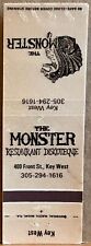 The Monster Restaurant Discoteque Key West FL Florida Vintage Matchbook Cover picture