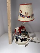 Vintage Antique Rare Raggedy Ann & Andy Lamp (with Free Book) picture