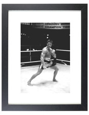 Jean Claude Van Damme Classic Movie Kickboxer Matted & Framed Picture Photo picture
