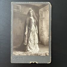 Late 1800s Actress as Queen Esther in The Cantata Cabinet Card Chicago, Illinois picture