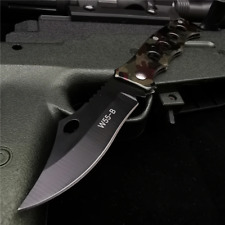 Tactical Outdoor Stainless Steel Survival Hunting Camping Folding  Knife 17CM picture