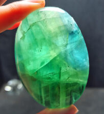 TOP 147G Natural Green and Colorful Fluorite Quartz Crystal Healing BYU570 picture