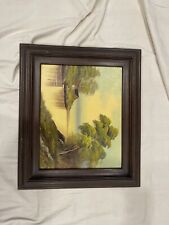 Circa 1900's oil painting in Antique wood frame.  picture