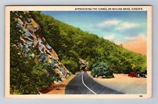 VA-Virginia, Approaching The Tunnel On Skyline Drive, Vintage Postcard picture