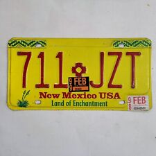 NEW MEXICO LICENSE PLATE 🔥FREE SHIPPING🔥 711 JZD ~ VINTAGE 1998 1999 picture