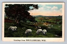 Shullsburg WI-Wisconsin, Scenic Greetings, Antique, Vintage Postcard picture