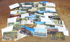 Postcards Lot of 50 Random Used 1900-1970's Antique & Vintage picture