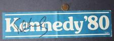 1980 Massachusetts Senator Ted Kennedy for President signed bumper sticker COOL- picture