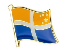 Isles of Scilly : Flag Enamel Lapel Pin Badge (UK SELLER - FREE UK POST)  picture