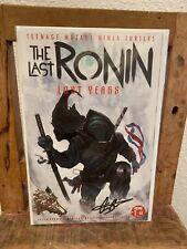 Tmnt 1 The Last Ronin Lost Years Aron Bartley Signed Remarked picture