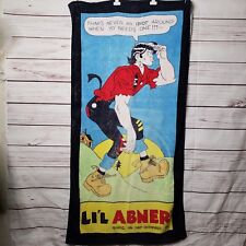 Vintage RARE Al Capps Lil Abner Dogpatch Band Beach Towel Comic collectibles -03 picture