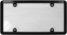 Custom Accessories 90060 Clear Custom Combos License Plate Cover and Frame With picture
