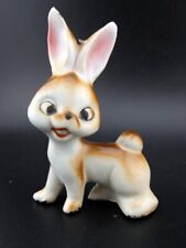 Vintage Easter Bunny Big Eyed Figure Made in Japan picture