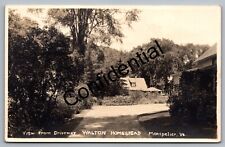 Real Photo Walton Homestead From Driveway Montpelier VA Virginia RP RPPC H4478 picture