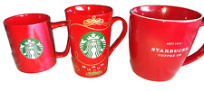 3 Starbucks Mugs 2007-2022, NEW picture