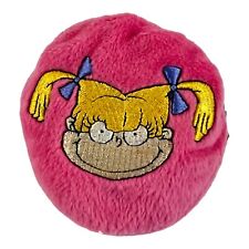 Nickelodeon Rugrats Angelica Keychain Coin Purse Pouch Plush Toy 1997 VIACOM picture