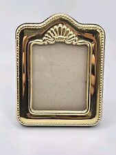 Vintage Elegance Solid Brass Ornate Small Picture Frame 2 x 3 Inches picture