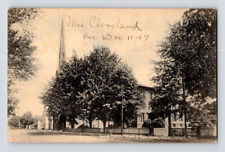 1907. INDIAN ORCHARD, MASS. FRENCH CATHOLIC CHURCH. POSTCARD EE18 picture