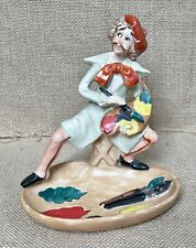 Vintage French Painter Artist Palette Trinket Dish Fun Novelty Eclectic AS IS picture