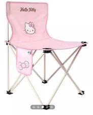 Hello Kitty Folding Chair Sanrio Pink Beach Camping Sports Kawaii Light Weight picture