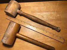 Vintage Wooden Mallet Hammer Joiners Large 16