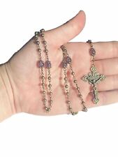 Beautifil Antique Amethyst Bronze Rosary picture