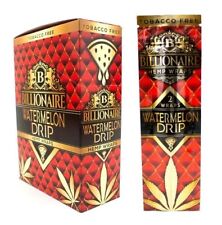 Billionaire H. Natural Wraps Rolling Papers Watermelon Drip Display of 50 Wraps picture