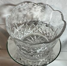 Gallia Crystal Rose Water Bowl By Rogaska Mint Condition picture