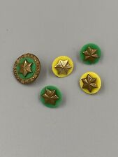 Vintage 2000 - Girl Scouts Of America USA Lapel Pins - Lot Of 5 picture