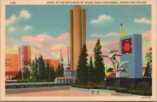 1936 TEXAS CENTENNIAL EXPOSITION Dallas Postcard 