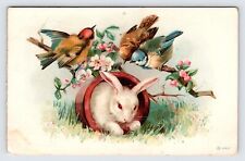 Bunny Rabbit and Birds, Central Drug Company, Victorian Trade Card picture