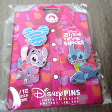 DISNEY LILO & STITCH ATTACKS SNACKS 3/12 SERIES 3 PIN SET COOKIE MARCH LIMITED  picture
