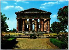Paestum The Eastern Front Of The Neptune's Temple Italy Postcard picture