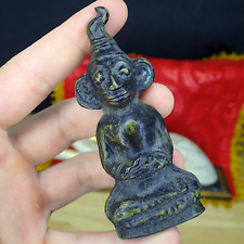 Phra Ngang Statue Rare Vintage Buddhism Talisman Vintage Figure Collectible Thai picture