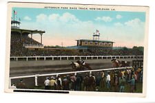 Postcard: Jefferson Park Race Track, New Orleans, LA (Louisiana) - misprint picture