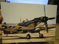 Old AIRPLANE PLANE Postcard Vickers Armstrong Supermarine Spitfire F IX Duxford picture
