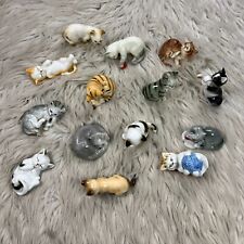 LOT 14 - Vintage Cats of Character Fine Bone Collectible Cats Taiwan Semese picture