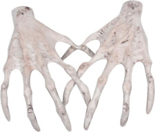 XONOR Halloween Witch Skeleton Hands - 1 Pair Realistic Plastic Scary Skeleton H picture