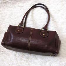 Tsuchiya Bag Boston Leather Tote Can Be Carried Over The Shoulder Brown picture
