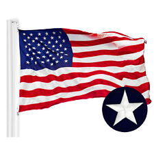 G128 – American Flag US USA | 5x8 ft | NYLON Commercial-Grade, Embroidered Stars picture