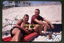 Surf City New Jersey, Men at Beach in 1962, Ektachrome Slide L23b picture