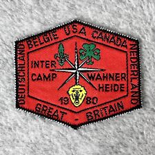 Vintage BSA Intercamp Wahner Heide, Germany 1980 Patch Transatlantic Area Scouts picture
