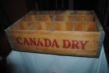 Canada Dry vintage wood crate, 12-bottle, Dallas, Texas picture