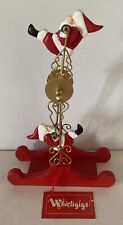 Department 56 Whirligigs Santa Claus Trapeze 1992 Rare 10” Tall x 7” Long New picture